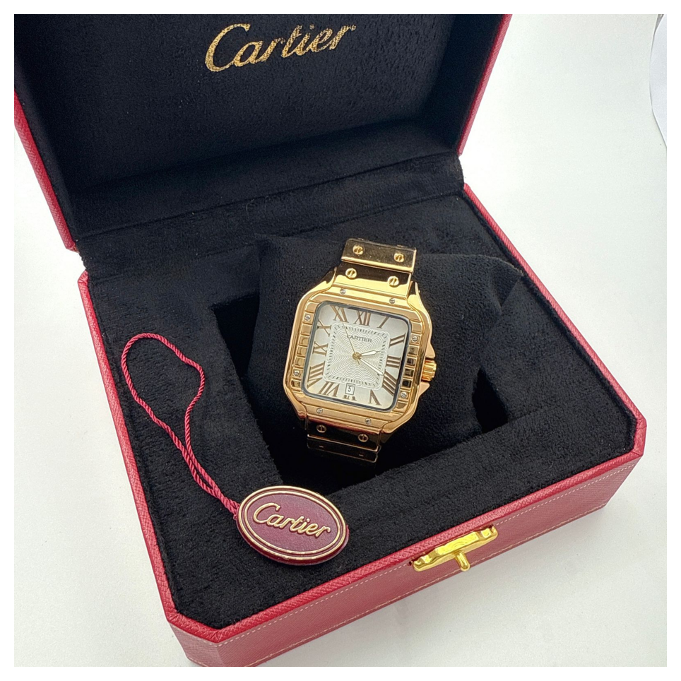 Cartier Santos Galbée – Gold